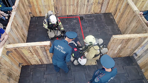 Лучшее звено газодымозащитной службы Ставрополья выявляли в Будённовске
