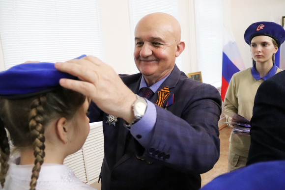 Ряды Всероссийского движения «ЮНАРМИЯ» пополнили будëнновские школьники